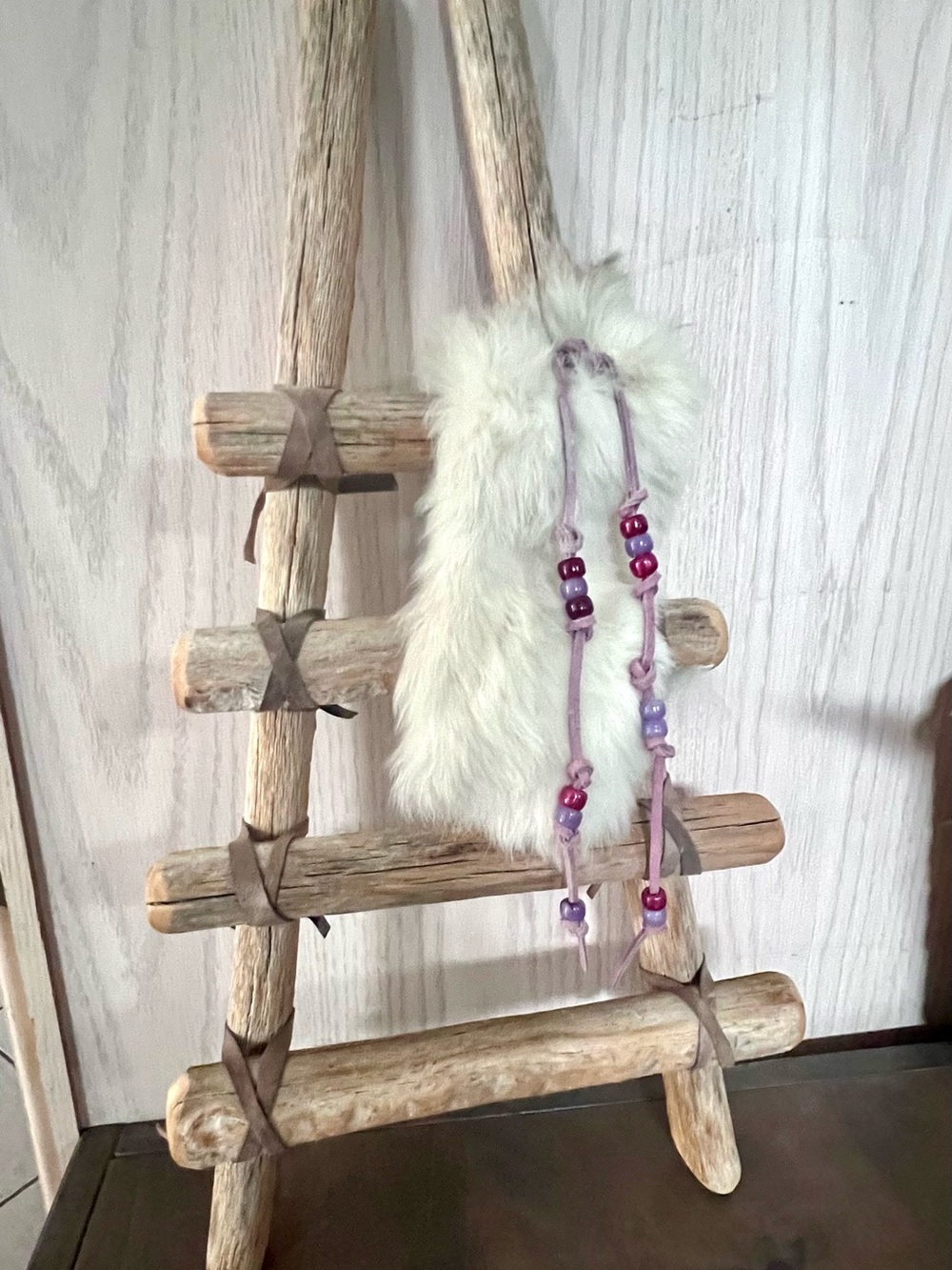 Southwest Adobe Saguaro Spine Ladder Home Decor